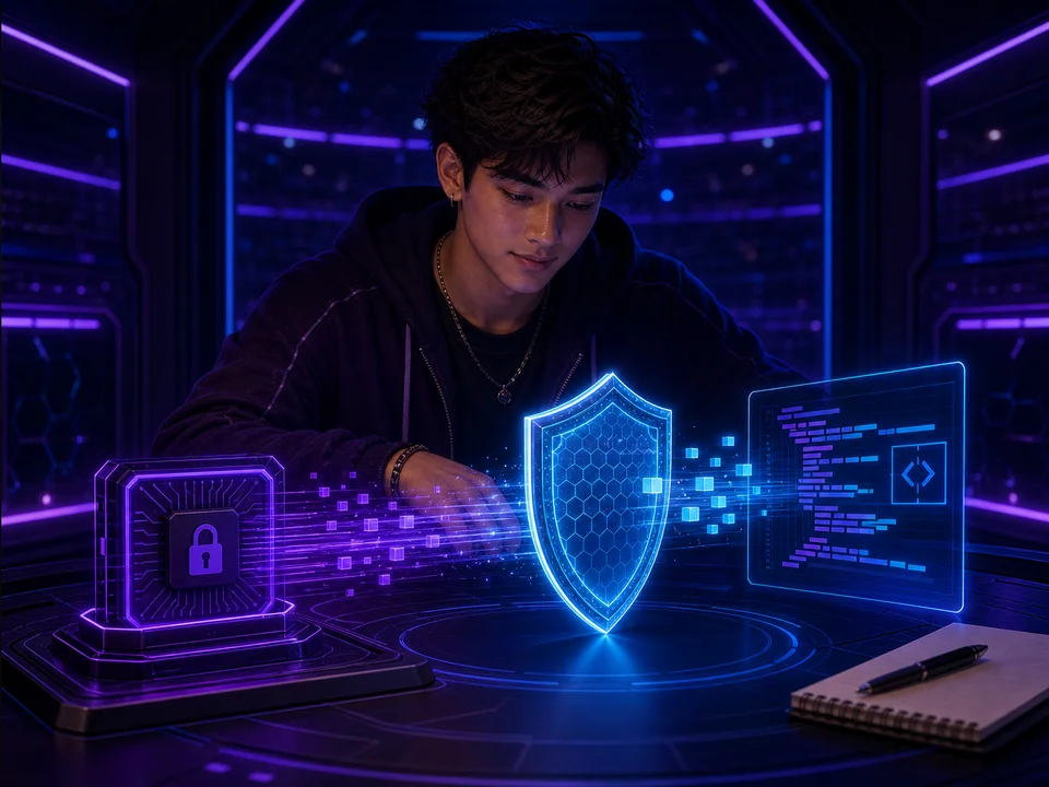 Creador optimizando una imagen de forma privada en su navegador
